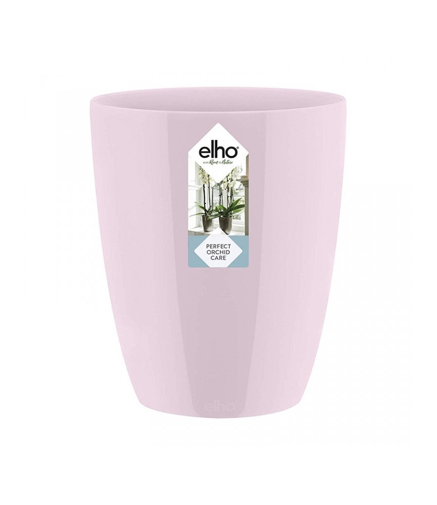 Pot haut spécial orchidée - Brussels - H 12.5 cm - Rose clair - ELHO Pot haut spécial orchidée - Brussels - H 12.5 cm - Rose clair - ELHO