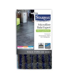 Microfibre Micro-grattante pour balai expert - Tous sols - STARWAX