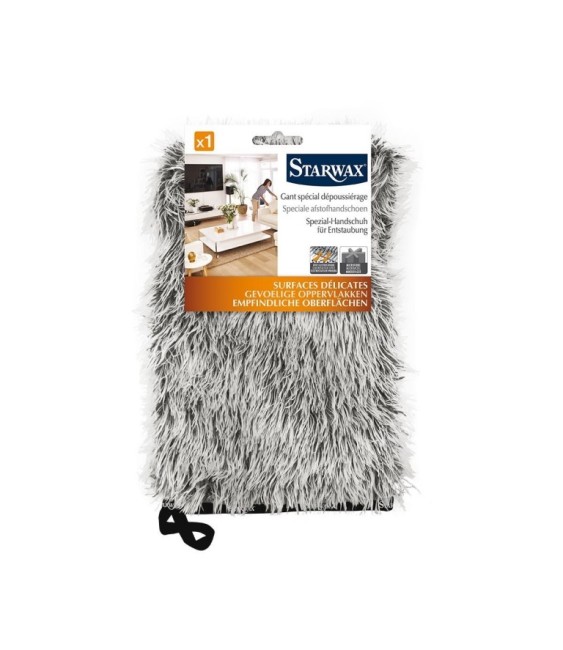 Gant spécial dépoussiérage en microfibres - Surfaces délicates - STARWAX