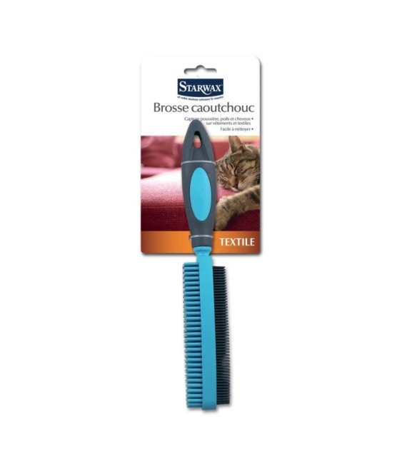 Brosse caoutchouc - Spécial textile - STARWAX