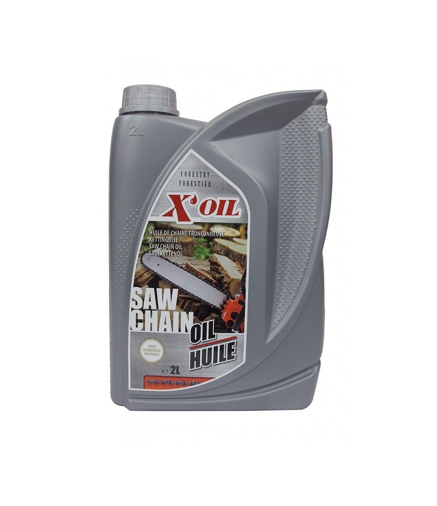 Huile super filante spéciale chaine tronconneuse - Bidon 2 l - X'OIL
