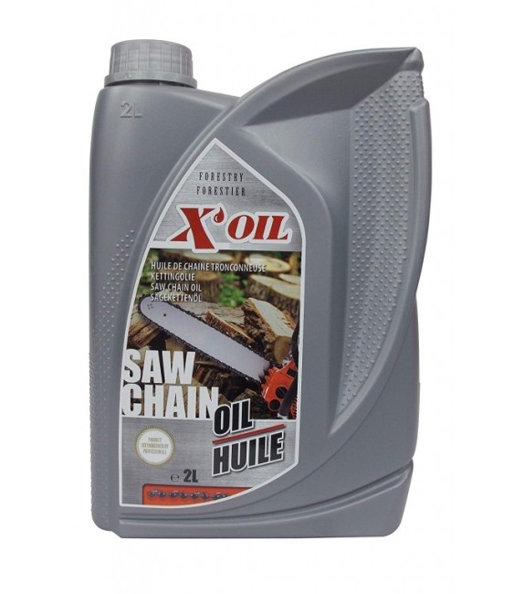 Huile super filante spéciale chaine tronconneuse - Bidon 2 l - X'OIL