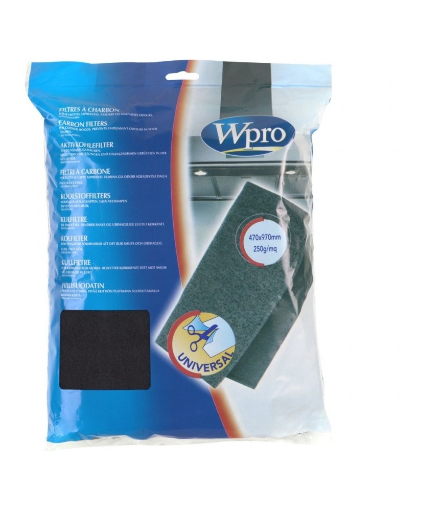 Filtre de hotte - Charbon universel - ucf017 - WPRO Filtre de hotte - Charbon universel - ucf017 - WPRO