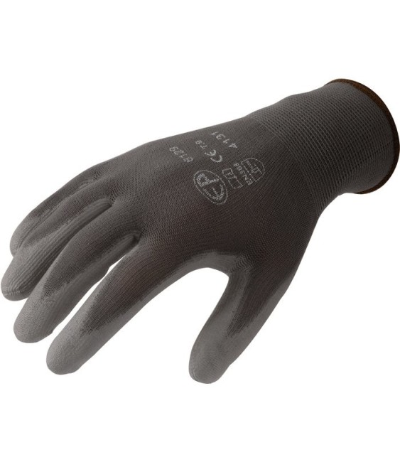 Gants de précision en polyamide - Taille 6 - Gris - EUROTECHNIQUE