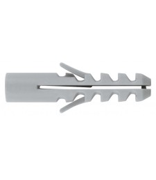 Chevilles standard en nylon - Gris - 7 x 30 mm - Lot de 40 - FIX'PRO