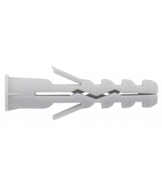 Assortiment de chevilles en nylon avec collerette - Lot de 60 - FIX'PRO
