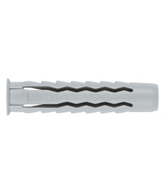 Chevilles en nylon Quadruple expandion - 6 x 30 mm - Lot de 25 - FIX'PRO
