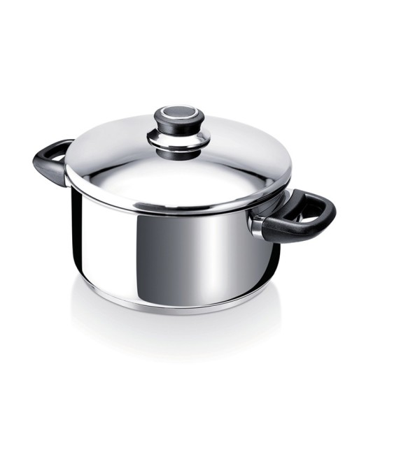 Faitout Polo avec couvercle - Acier inoxydable - 16 cm - BEKA