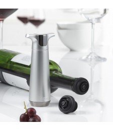 Pompe à vin avec 2 bouchons - TRUDEAU
