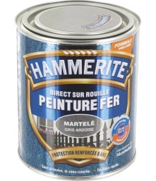 Peinture fer - Martelé Gris - 750 ml - HAMMERITE