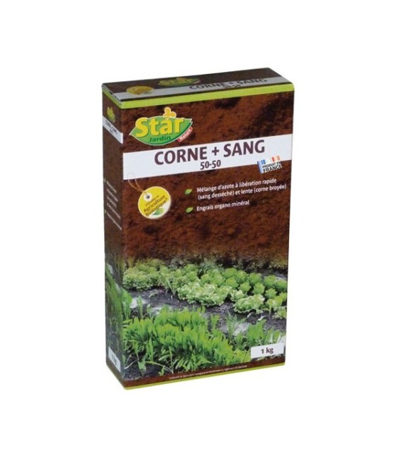 Engrais azoté corne + sang desséché UAB - 1 Kg - STAR
