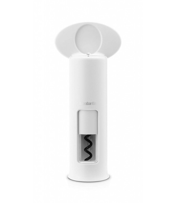 Tire-bouchon classic avec poignée rotative - Blanc - 17.5 cm - BRABANTIA