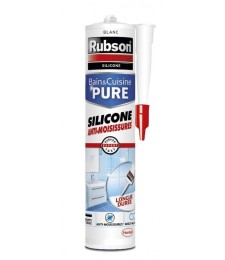 Mastic sanitaire - Bain & Cuisine - Blanc - 280 ml - RUBSON