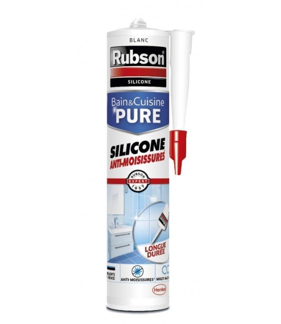Mastic sanitaire - Bain & Cuisine - Blanc - 280 ml - RUBSON
