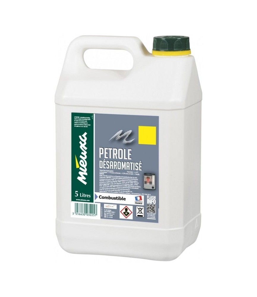 Pétrole désaromatisé - Combustible - 5 L - MIEUXA Pétrole désaromatisé - Combustible - 5 L - MIEUXA