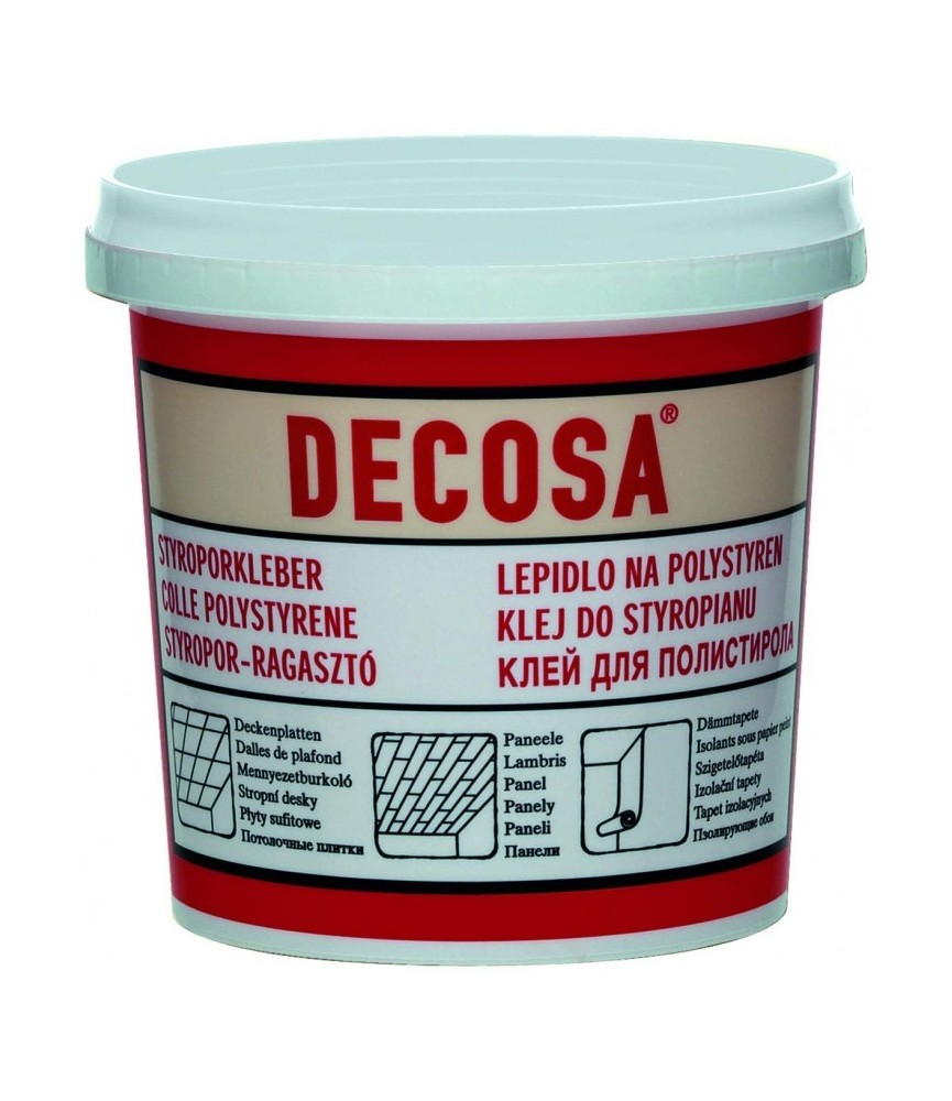 Colle polystyrène - 1 kg - SAD9100 - DECOSA Colle polystyrène - 1 kg - SAD9100 - DECOSA