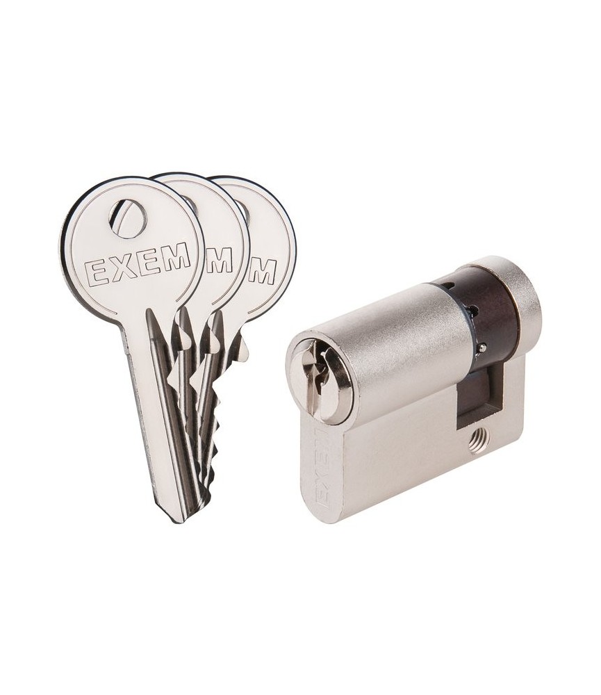 Demi-cylindre 5G Nickelé - 50 x 40 mm - EXEM Demi-cylindre 5G Nickelé - 50 x 40 mm - EXEM