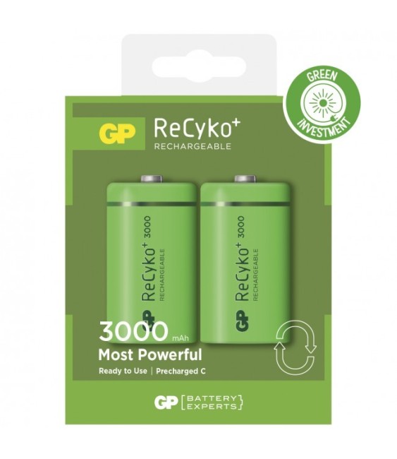 2 piles rechargeables - Recyko 300CHCBE-2GB2 / C - GP