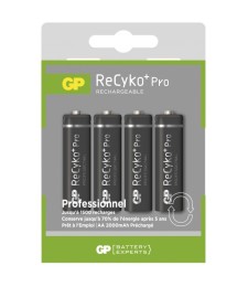 4 piles rechargeables - Recyko Pro 210AAHCBE-2FRB4 / AA - GP