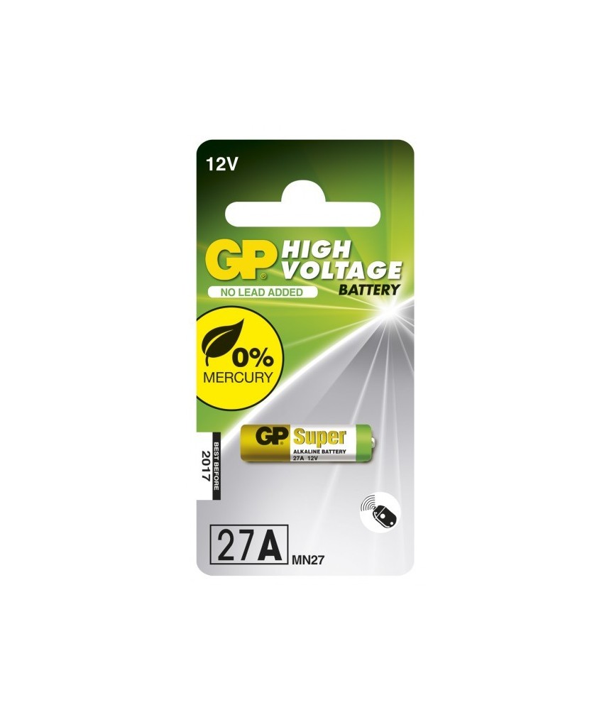 Pile alcaline - High Voltage - Ultra spéciale - 12V - 27AF - GP