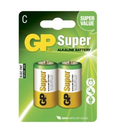 2 Piles alcaline - Super - C-pile, 14A/LR14 - GP