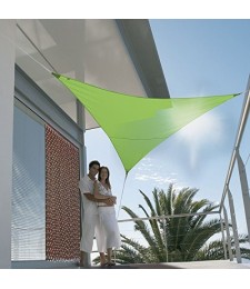Voile d'ombrage triangulaire - First - 3 M - Vert Pomme - JARDILINE
