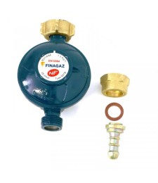 Détendeur butane à sécurité 697B + tétine rapportée - FINAGAZ