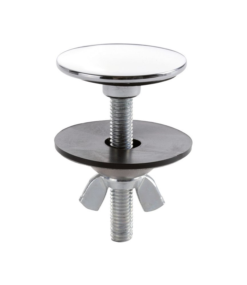 Cache trou lisse chromé - 42.5 mm - NICOLL Cache trou lisse chromé - 42.5 mm - NICOLL