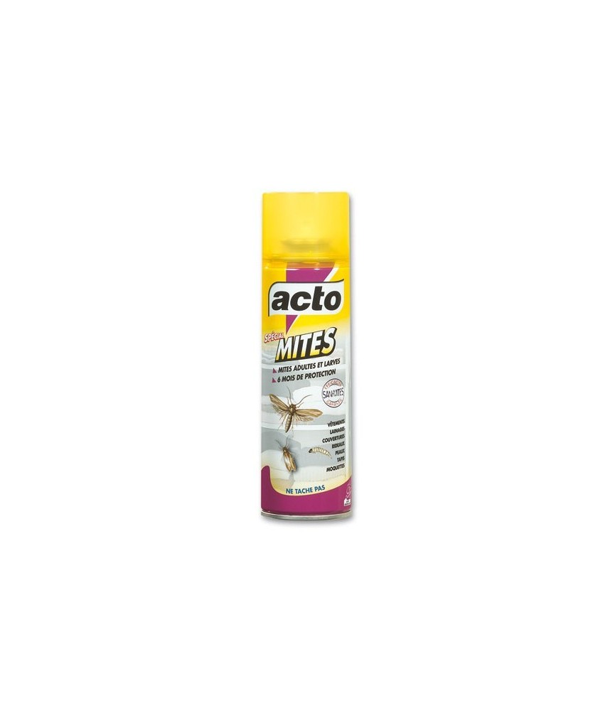 Aérosol anti-mites spécail textiles - 300 ml - ACTO Aérosol anti-mites spécail textiles - 300 ml - ACTO