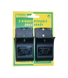 Piège à souris pré-appâtés - Lot de 2 - LUCIFER