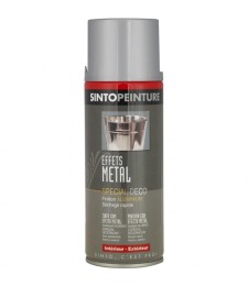 Peinture aérosol - Effet métal - Zinc - 400 ml - SINTO