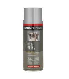 Peinture aérosol - Effet métal - Aluminium - 400 ml - SINTO
