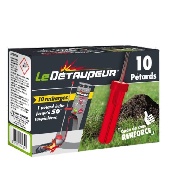 Recharge de 10 pétards - Le Détaupeur - MYRIAD