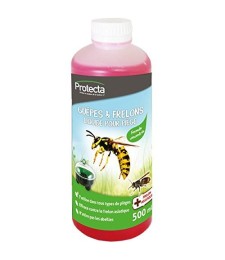 Répulsif liquide concentrée pour piège à guêpes et frelons - 500 ml - PROTECTA