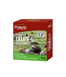Répulsif taupes - 10 bâtonnets - PROTECTA