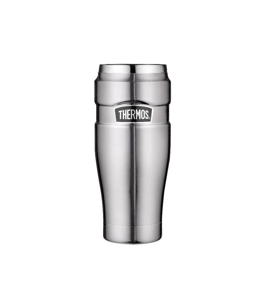 Mug isotherme - King Tumbler - Inox - 470 ml - THERMOS Mug isotherme - King Tumbler - Inox - 470 ml - THERMOS