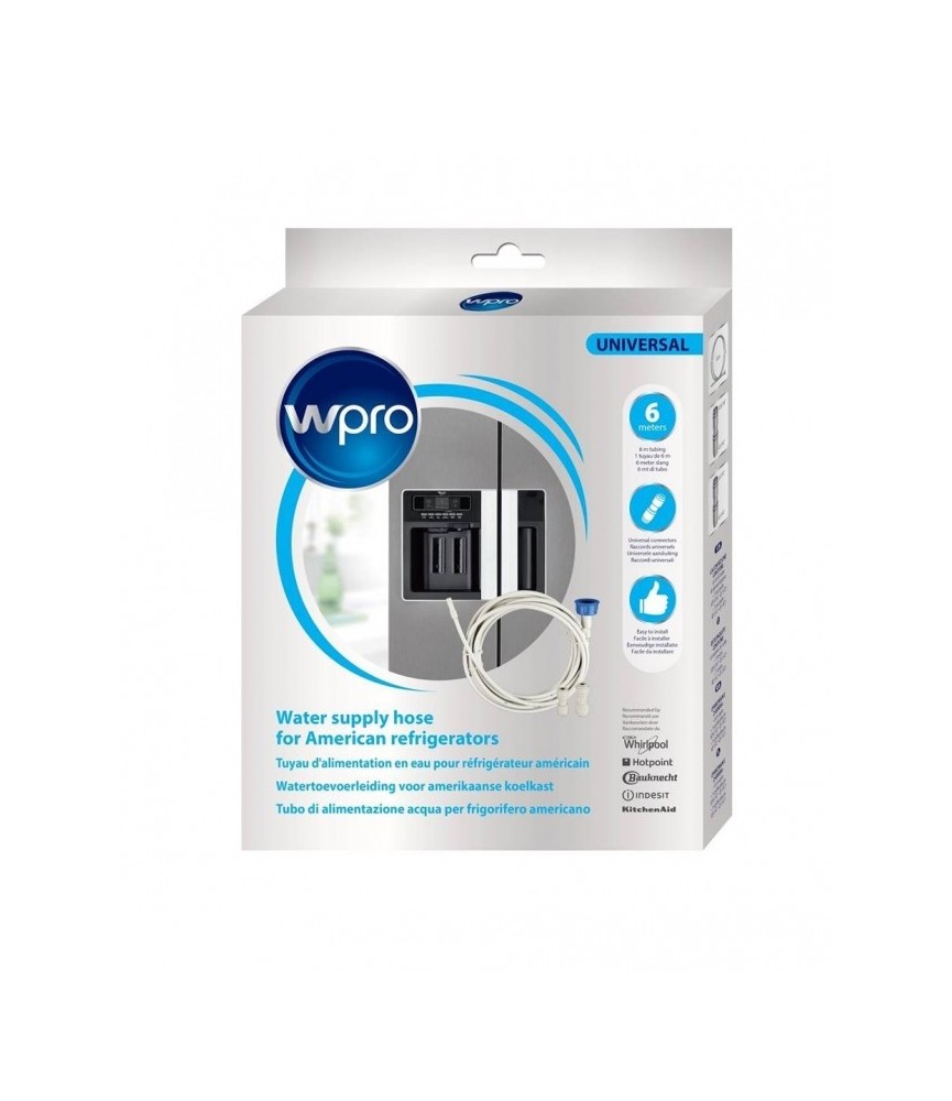 Tuyau d'alimentation eau pour réfrigirateur américain - ukt002 - 6 M - WPRO Tuyau d'alimentation eau pour réfrigirateur américain - ukt002 - 6 M - WPRO