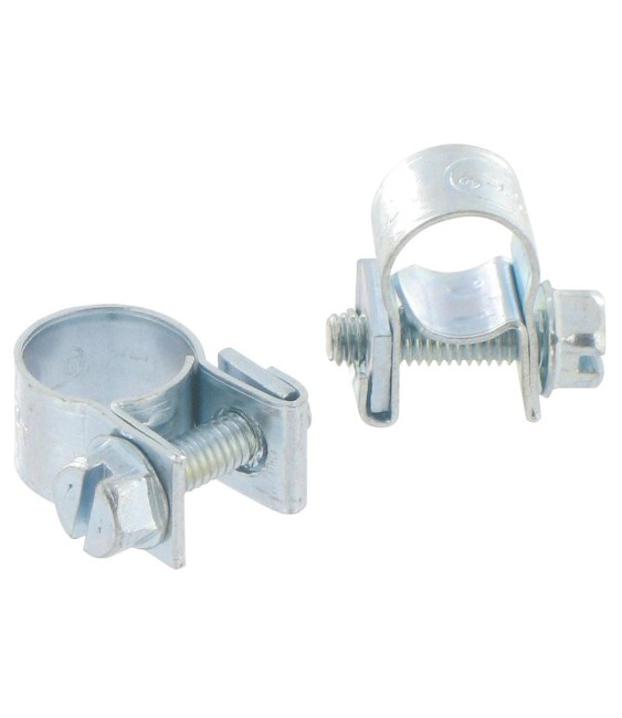 Collier de serrage Mini clamp - Acier - 11 x 13 mm et 13 x 18 mm - CAP VERT