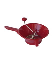 Passe-légumes en plastique - 2 grilles - Rouge cerise - GUILLOUARD
