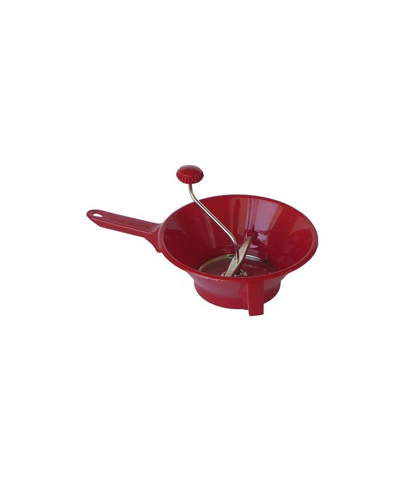 Passe-légumes en plastique - 2 grilles - Rouge cerise - GUILLOUARD Passe-légumes en plastique - 2 grilles - Rouge cerise - GUILLOUARD