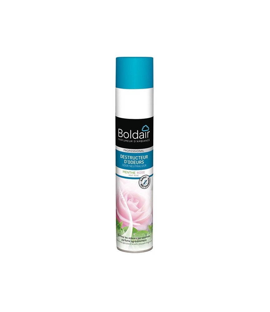 Destructeur d'odeurs - 2 en 1 - Menthe Rose - 500 ml - BOLDAIR Destructeur d'odeurs - 2 en 1 - Menthe Rose - 500 ml - BOLDAIR