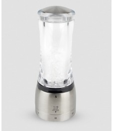 Moulin à sel manuel en acryl et inox - u'Select - 16 cm - Daman -PEUGEOT