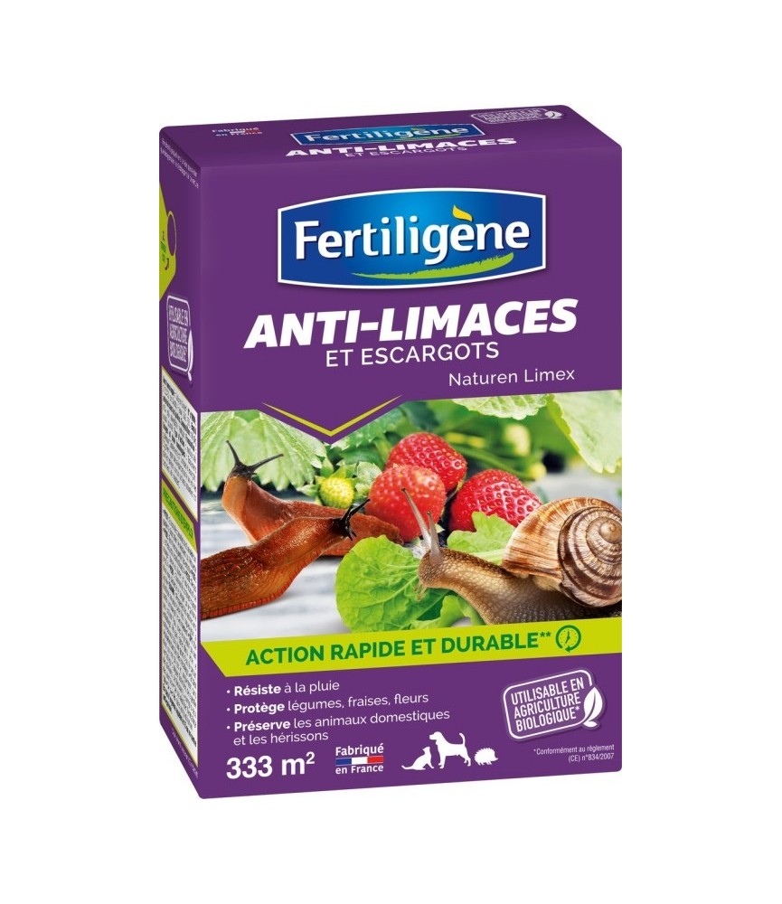 Anti-Limaces et Escargots - En granulés - 1 Kg - FERTILIGENE
