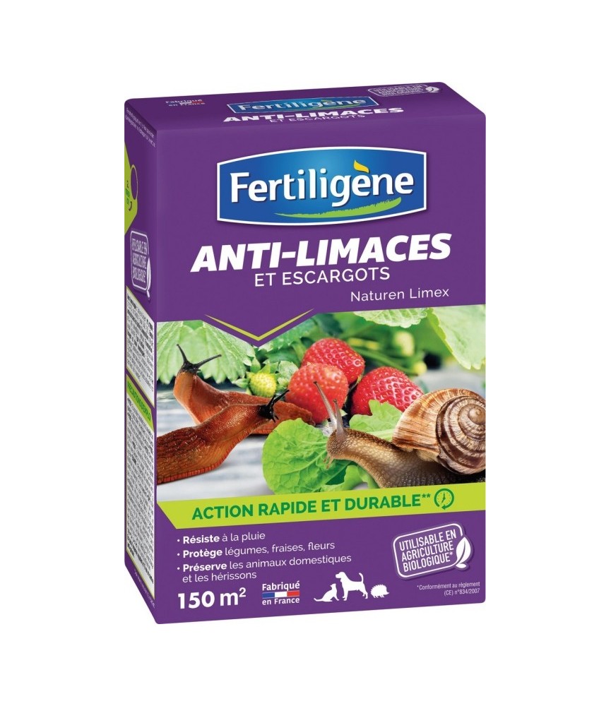 Anti-Limaces et Escargots - En granulés - 450 g - FERTILIGENE Anti-Limaces et Escargots - En granulés - 450 g - FERTILIGENE
