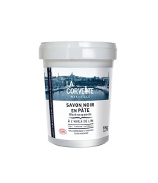 Savon noir en pâte à l'huile de lin - 1 Kg - LA CORVETTE