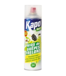 Aérosol insecticide naturel nids de guêpes et frelons - 500ml - KAPO