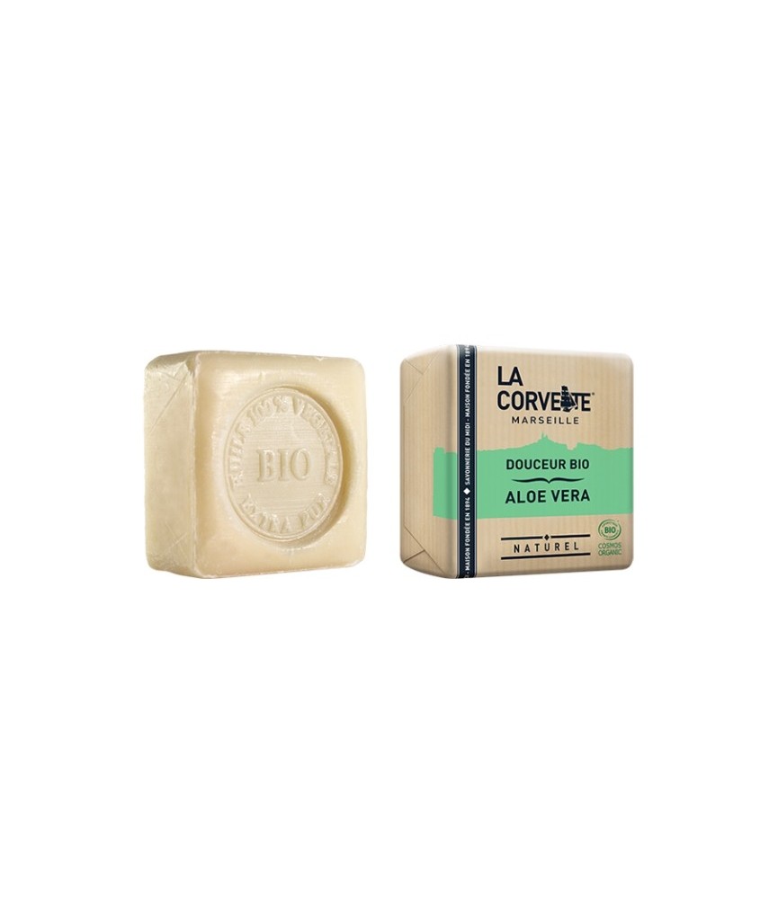 Savon Douceur - Bio - Aloe Vera - 100 Grs - LA CORVETTE Savon Douceur - Bio - Aloe Vera - 100 Grs - LA CORVETTE