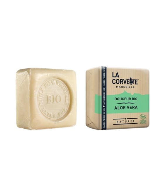 Savon Douceur - Bio - Aloe Vera - 100 Grs - LA CORVETTE