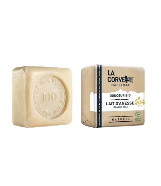 Savon Douceur - Bio - Lait d'Anesse - 100 Grs - LA CORVETTE