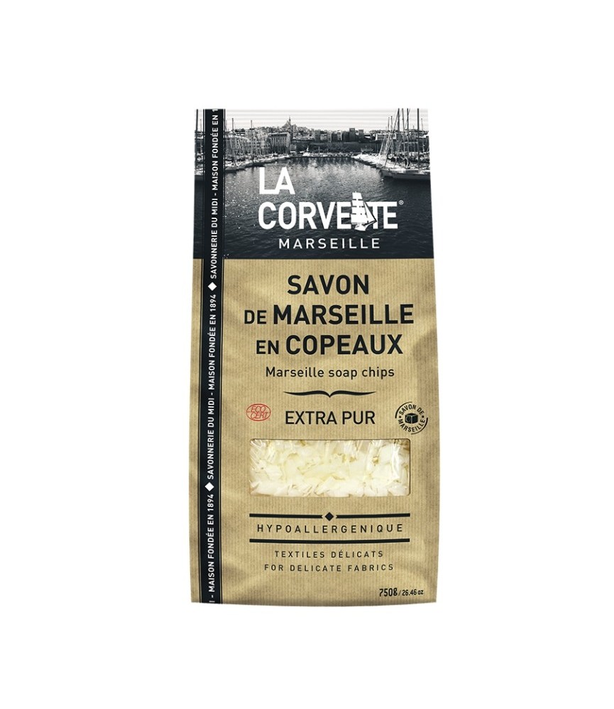 Copeaux de savon de Marseille Extra Pur - 750 Grs - LA CORVETTE